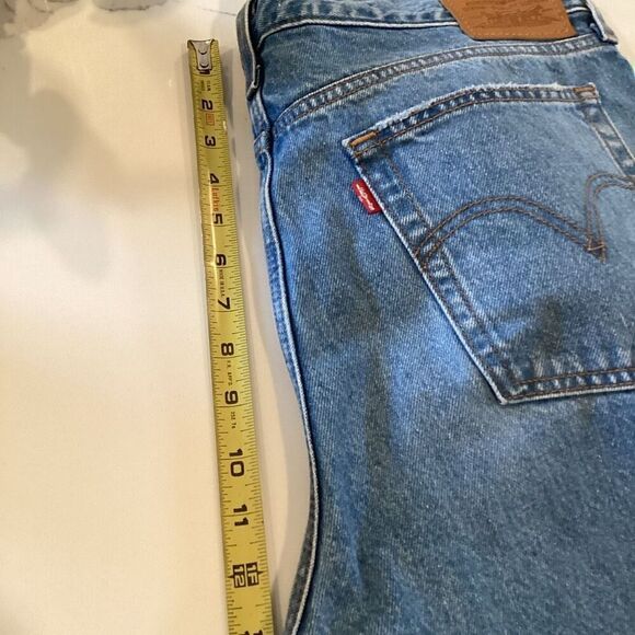 Levi’s Premium Sz 31 Wedgie Jeans Button Fly Raw Hem - Picture 8 of 8